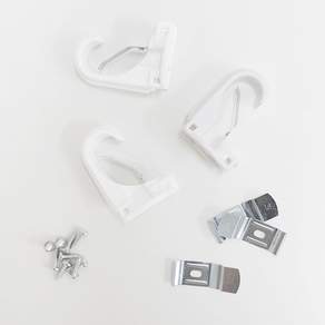 더원홈데코 25mm 커튼봉 브라켓 3p 스냅 3p 피스 6p