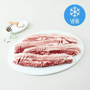 칼집 넣은 두툼한 암퇘지 오겹살 (냉동)