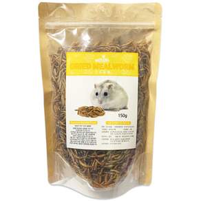 모스트펫 건조 밀웜 햄스터 간식 리필, 150g, 1개