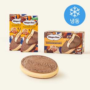 하겐다즈 크리스피 샌드위치 피넛버터 카라멜 아이스크림 (냉동)