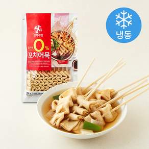 고래주방 밀가루 0% 꼬치어묵 10개입 + 소스 2개입 세트 366g (냉동)