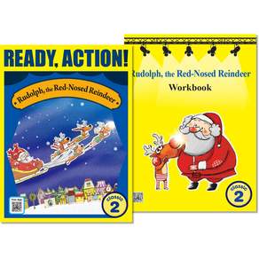 Ready Action! Classic Level 2 : Rudolph the Red-Nosed Reindeer + Workbook 세트