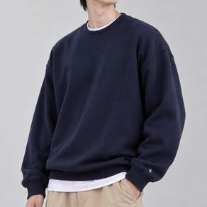 엘라모 컴포트 쭈리 무지 오버핏 맨투맨