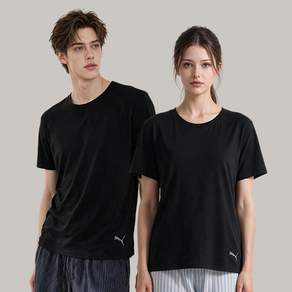 푸마바디웨어 남녀공용 소프트 기모 반팔 베이스레이어