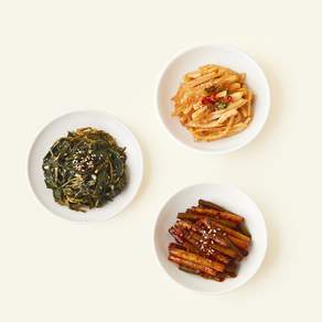 예향 압구정 밑반찬 마늘쫑장아찌 무침 80g + 건부지갱이나물 70g + 간장진미채 무침 50g A 세트