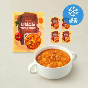 한끼통살 리얼 마녀스프 토마토 & 로제치킨 (냉동)