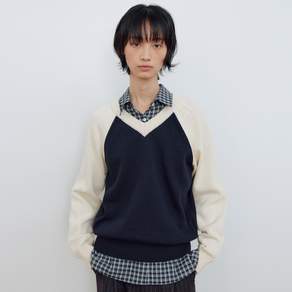 마조네 여성용 V NECK FULL OVER KNIT