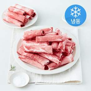 미국산 돼지 목전지 돌돌말이 구이 볶음용 2mm (냉동)