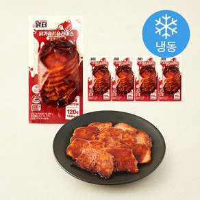 수닭터 소스슬라이스 닭가슴살 청양불닭맛 (냉동)