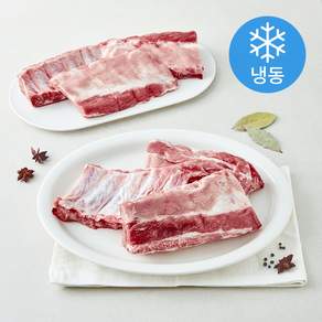 미트엔조이 수입산 돼지 등갈비 로인립 구이 찜용 (냉동)
