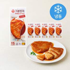 오뚜기 가뿐한끼 촉촉통살 닭가슴살 닭강정맛 (냉동)