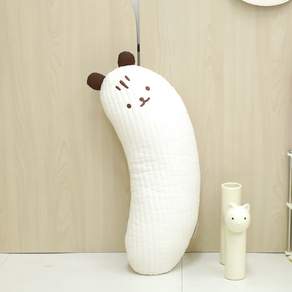 베베누보 순면 누빔 사계절 아기 애착인형 바디필로우