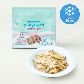 완도더씨 슈퍼전복이 슬라이스 전복살 4mm 2개입 (냉동)