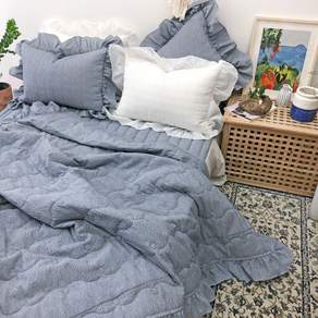 누블 에어워싱 시어서커 프릴 여름 차렵이불 풀세트