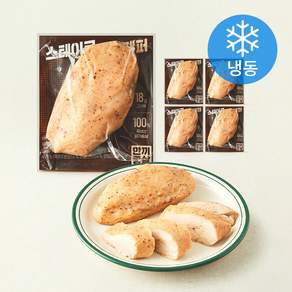 한끼통살 시즈닝 닭가슴살 스테이크갈릭페퍼 (냉동)