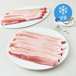 대패 삼겹살 슬라이스 베이컨용 (냉동)