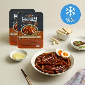 토끼밀 분식대첩 떡볶이 짜장맛 (밀떡) (냉동)