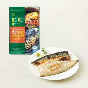 엄마애바다 노르웨이산 화덕에 구워 불맛나고 촉촉한 렌지돌려 바로먹는 순살 고등어구이 3개입 (냉장)