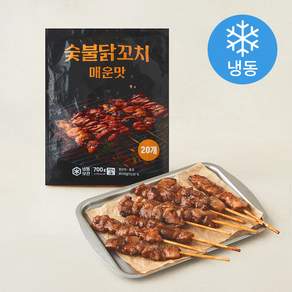 숯불닭꼬치 매운맛 20개입 (냉동)