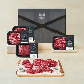 목우촌 국내산 소고기 구이세트 총 800g (등심200g x 2 + 안심200g + 채끝200g) (냉장)
