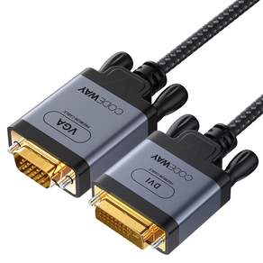 코드웨이 DVI-D to RGB VGA 케이블