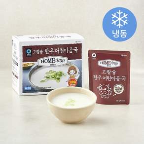 청정원 호밍스 고칼슘 한우 어린이 곰국 6개입 (냉동)