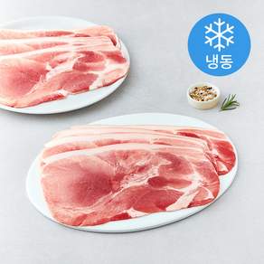 스페인산 껍질 있는 돼지 미박 목전지 슬라이스 3mm (냉동)