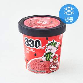 스키니피그 저당 수박 컵 아이스크림 (냉동)