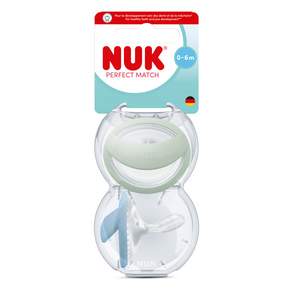 누크 퍼펙트매치 실리콘 노리개젖꼭지 세트