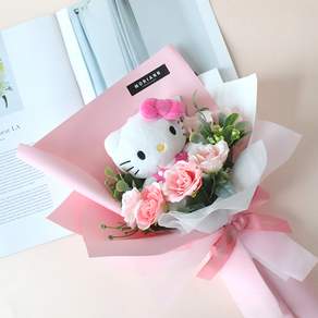 모리앤 산리오 인형 꽃다발