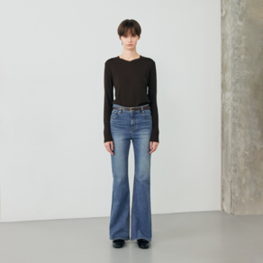 이십칠와이 여성용 wide boots cut 청바지 D002