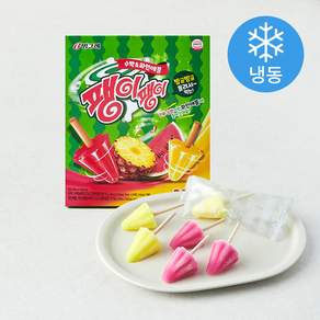 빙그레 팽이팽이 수박 & 파인애플 막대 아이스크림 (냉동)