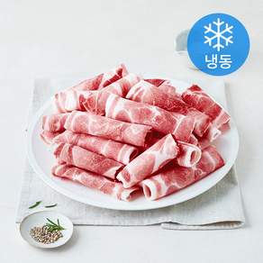 미국산 돼지 목전지 돌돌말이 구이 볶음용 2mm (냉동)