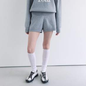 로라로라 여성용 NUBASIC KNIT HALF PANTS