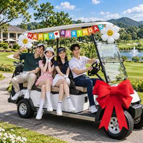 해피제이니 골프카트 라운딩 생일파티용품세트