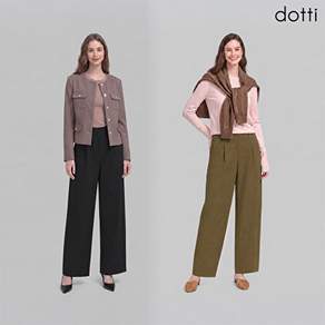 도티 26FW 여성 커브드 팬츠 2종