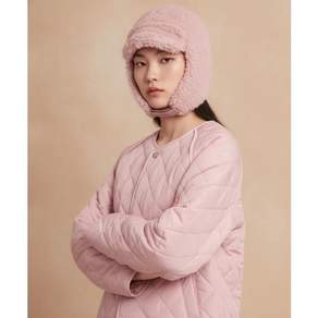 TRUNK PROJECT Shearing Aviator Hat_Pink