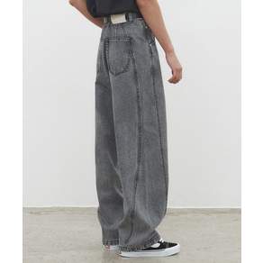 (국내배송정품) DECET Curved Wide Jeans DCPT033STNGray DCPT033STNGRAY 114980