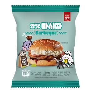 한맥식품 마시따 숯불그릴벅 150g 냉동버거