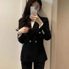 뉴욕멋쟁이 세이지 클래식 더블버튼자켓