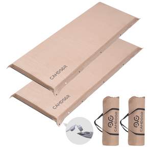 CAMDOOR 6.8 캠프 매트 에어 매트 두꺼운 8cm[30초 자동 팽창·보다 넓은]R값