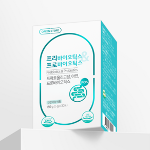 그린스토어 프리바이오틱스&프로바이오틱스 프락토올리고당 아연 프로바이오틱스