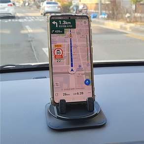 메디플러스 차량용 대쉬보드 휴대폰거치대 탈부착식 스마트폰 거치대 360도 회전식 SP-3