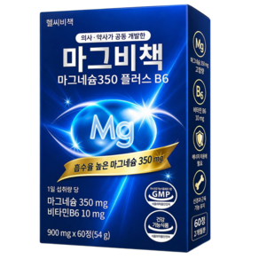 글루콘산 유기산 마그네슘 추천 영양제 350mg 마그비책