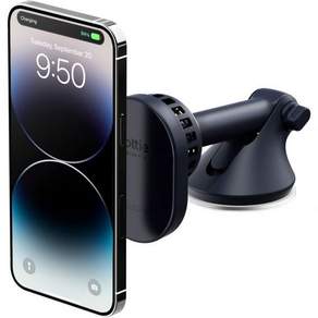 무선 충전 및 크라이오플로우™ 냉각 기능이 있는 iOtie Velox Pro MagSafe 호환 대시 및 윈드실드 자동차 마운트 iPhone 1213141516 시리즈자동차 충