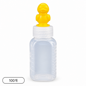 남양플라스틱 PE 노랑 오리 뚜껑 캐릭터 물약병 DUCK 20ml