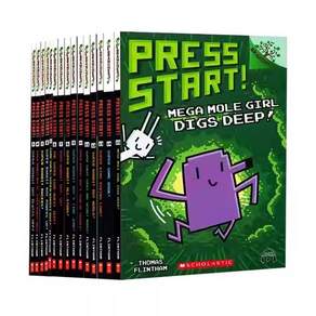 Press Start 전14권 세트 Scholastic 영어 챕터북 게임 테마 아동 영어 원서 컬러 만화 스타일 초등 영어 리딩