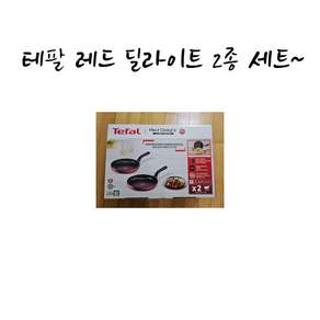 테팔 인덕션 딜라이트 프라이팬 세트 2개