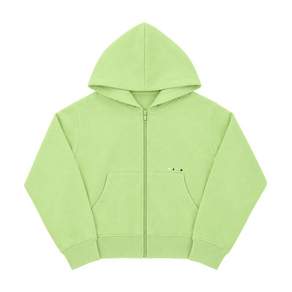 키코지 Macaroon Hood zip up_Lime