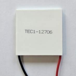펠티어소자 TEC1-12706 열전소자 냉각모듈 - DC 12V 6A - 40x40mm 전자부품 냉각판